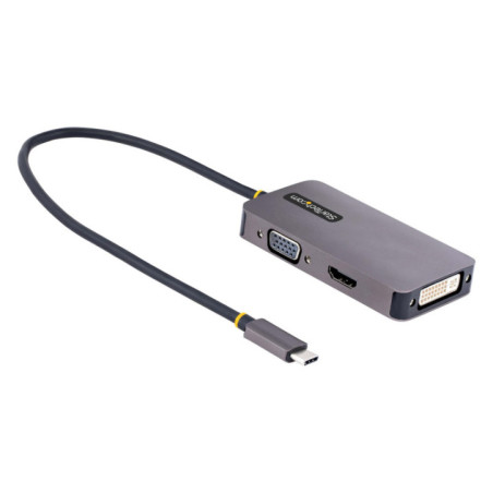 STARTECH USB C VIDEO ADAPTER to HDMI DVI VGA, 4K 60Hz DISPLAY, 3YR