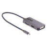 STARTECH USB C VIDEO ADAPTER to HDMI DVI VGA, 4K 60Hz DISPLAY, 3YR