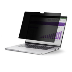 STARTECH 15" LAPTOP PRIVACY SCREEN FILTER, 16:10, MACBOOK AIR, MAG, MATTE/GLOSSY, 2YR