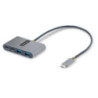 STARTECH 0.3M, USB-C HUB, 100W, USB(2), USB-C(2), 5GBPS, 2YR