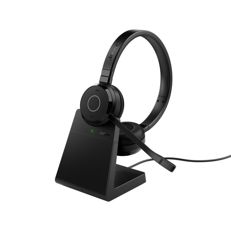 JABRA WIRELESS EVOLVE 65 TE MS STEREO BLUETOOTH HEADSET W/CHARGE STAND + LINK380A BT,USB-A