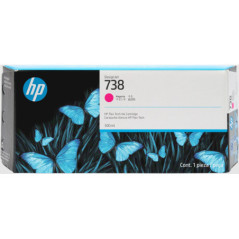 HP 738 300-ML MAGENTA DESIGNJET INK CARTRIDGE -T850/T950