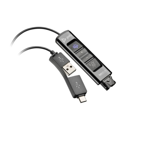HP POLY DA85-MS QD TO USB-A & C SMART DIGITIAL ADAPTER CABLE WITH CALL CONTROLS