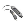 HP POLY DA85-MS QD TO USB-A & C SMART DIGITIAL ADAPTER CABLE WITH CALL CONTROLS
