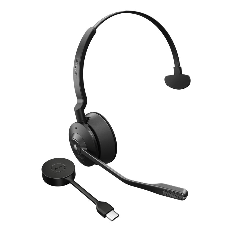 JABRA ENGAGE 55 SE MS MONO DECT HEADSET,LINK 400C BT DONGLE, SOFTPHONE/DESKPHONE, USB-C