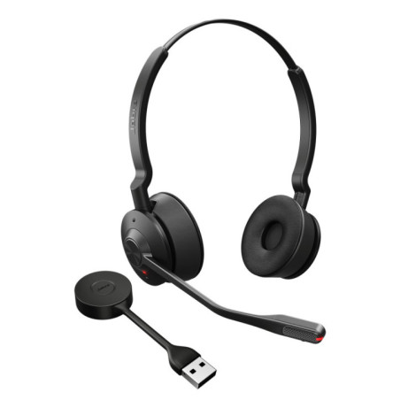 JABRA ENGAGE 55 SE UC STEREO DECT HEADSET,LINK 400A BLUETOOTH DONGLE,SOFT/DESK PHONE,USB-A