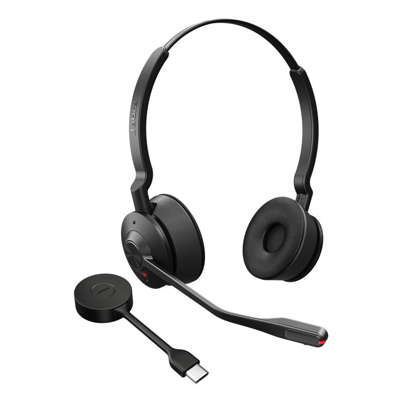 JABRA ENGAGE 55 SE UC STEREO DECT HEADSET,LINK 400C BLUETOOTH DONGLE, USB-C