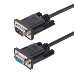STARTECH 3m RS232 Serial Null Modem Cable, DB9/Serial Crossover Cable LTW