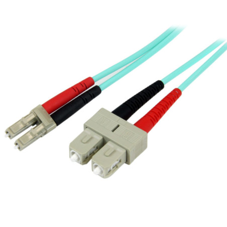 STARTECH 2M FIBER OPTIC CABLE - AQUA - MM DUPLEX 50/125 - LSZH - LC/SC LTW