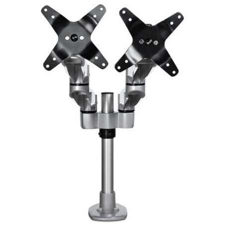 STARTECH DUAL MONITOR DESK MOUNT <30", <8KG, FULL MOTION, VESA, H/ADJ, SILVER, 10YR