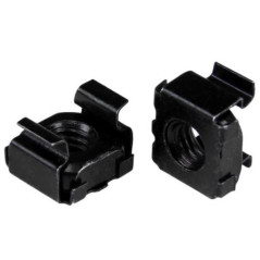 STARTECH M6 CAGE NUTS, 100 PACK, BLACK