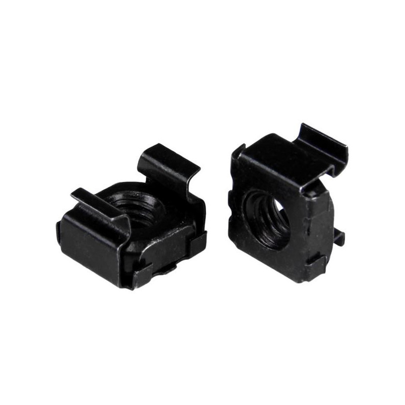 STARTECH M6 CAGE NUTS, 100 PACK, BLACK