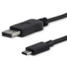 STARTECH 1.8M USB-C (T/BOLT3) TO DP1.2 ADAPTER CABLE V1.0, 4K, 3YR