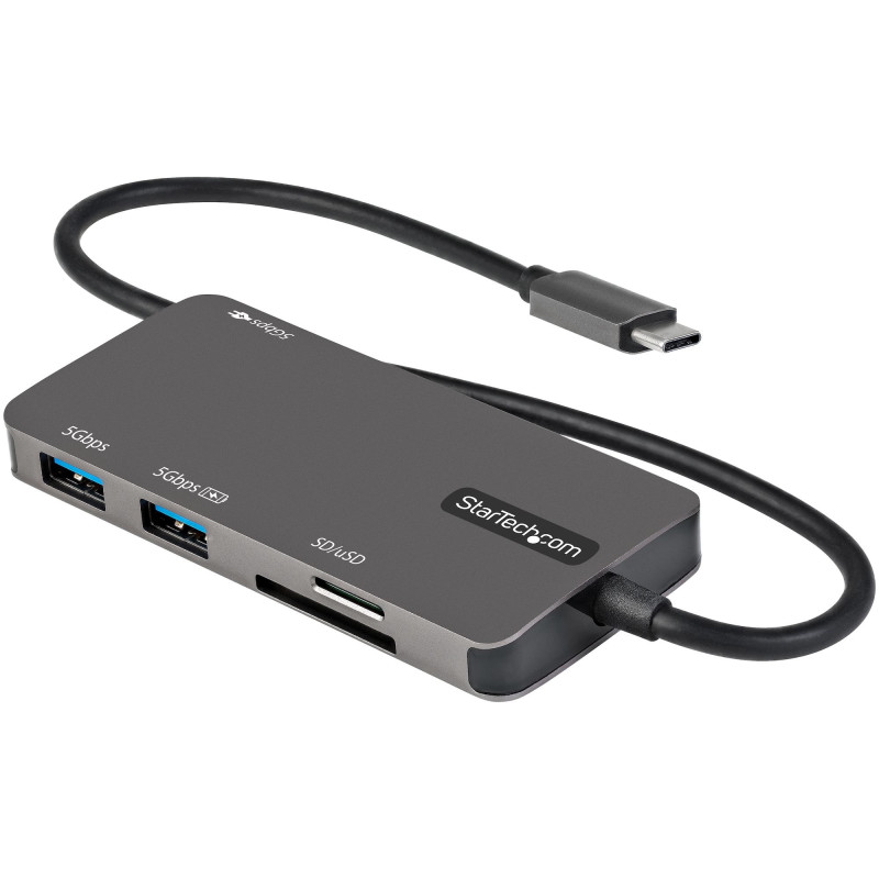STARTECH USB-C MULTIPORT ADAPTER, 4K HDMI, PD, SD, USB, 3YR