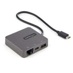 STARTECH USB-C MULTIPORT ADAPTER, 4K, HDMI, VGA, GBE, USB, SINGLE DISPLAY, 3YR