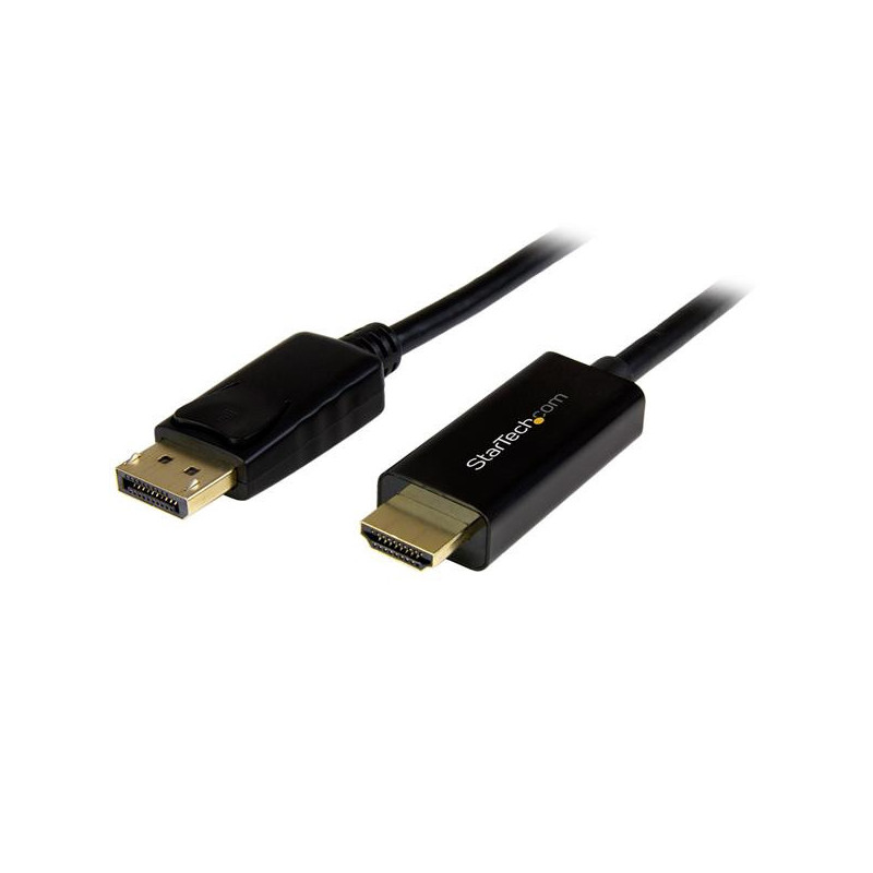 STARTECH 1M DP TO HDMI ADAPTER CABLE, 4K, 3YR