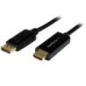 STARTECH 1M DP TO HDMI ADAPTER CABLE, 4K, 3YR