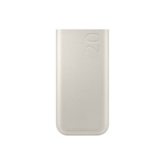 SAMSUNG PORTABLE BATTERY PACK, 20,000 mAh, 45W PD, USB-C(3), (BEIGE)