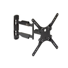 STARTECH TV WALL MOUNT, FULL MOTION, 32-55", 35KG, UP TO 400X400 VESA, BLACK, 5YR