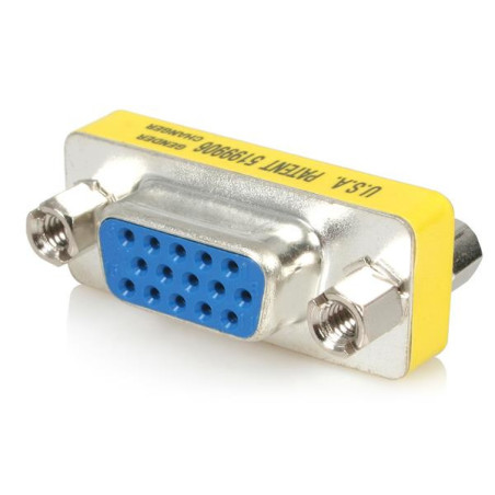 STARTECH SLIMLINE VGA HD15 GENDER CHANGER - F/F - DB15 GENDER CHANGER LTW