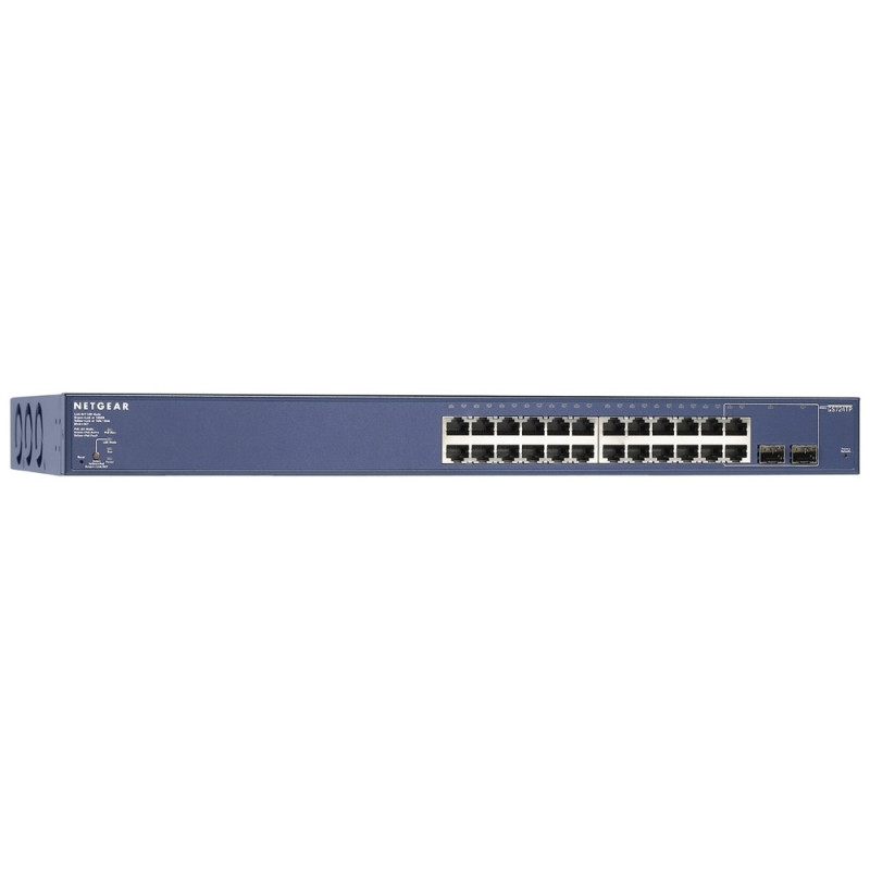 NETGEAR (GS724TP) 24-PORT SMART MANAGED SWITCH, POE+(24) 190W, SFP(2), LIFE WTY