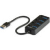STARTECH 4 PORT USB 3.0 HUB 5GBPS - 4X USB-A - ON/OFF PORT SWITCHES 2YR