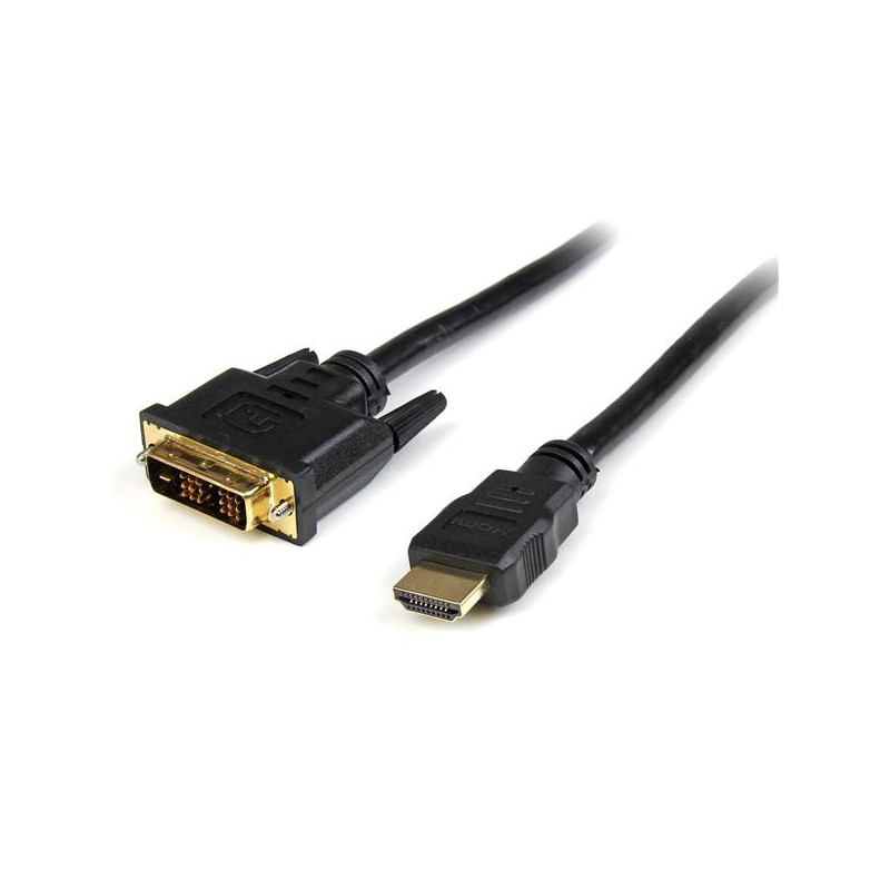 STARTECH 1M HDMI TO DVI-D ADAPTER CABLE, BLACK, LTW