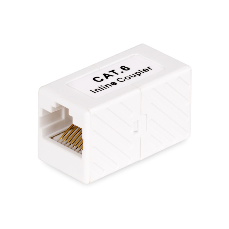 STARTECH RJ45 COUPLER 5-PACK, INLINE CAT6 COUPLER, FEMALE TO FEMALE (F/F) T568B CONNECTOR,