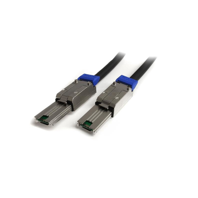 STARTECH 1M EXTERNAL MINI SAS CABLE - SERIAL ATTACHED SCSI SFF-8088, LTW