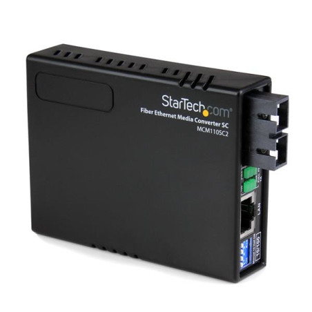 STARTECH 10/100 FIBER TO ETHERNET MEDIA CONVERTER - MULTI MODE SC 2 KM 2YR