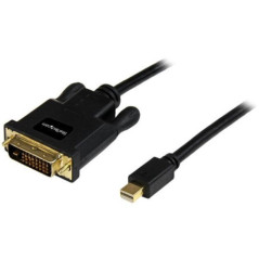 STARTECH 1M mDP TO DVI ADAPTER CABLE mDP TO DVI BLACK 3YR