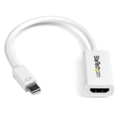 STARTECH mDP TO HDMI ADAPTER, 4K, WHITE, 3YR