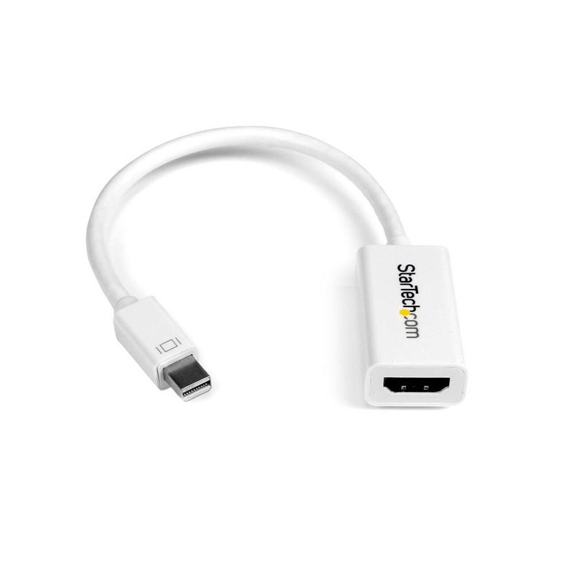 STARTECH mDP TO HDMI ADAPTER, 4K, WHITE, 3YR