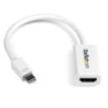 STARTECH mDP TO HDMI ADAPTER, 4K, WHITE, 3YR