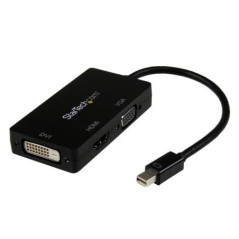 STARTECH mDP TO VGA OR DVI OR HDMI ADAPTER, SINGLE DISPLAY, 3YR