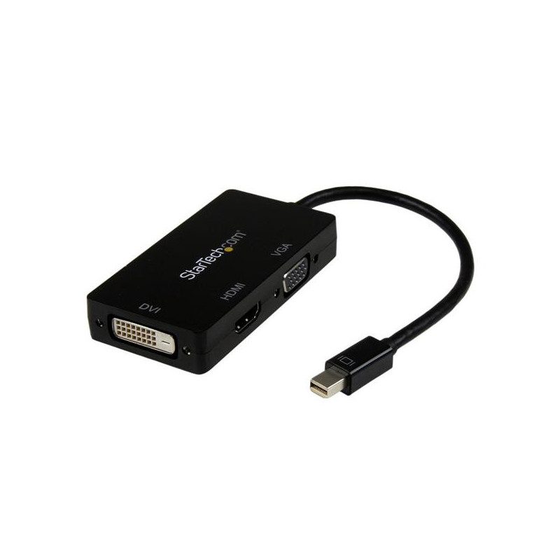 STARTECH mDP TO VGA OR DVI OR HDMI ADAPTER, SINGLE DISPLAY, 3YR