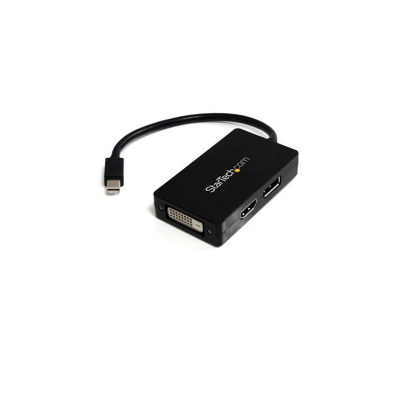 STARTECH 3 IN 1mDP ADAPTER TO DP DVI OR HDMI 3YR