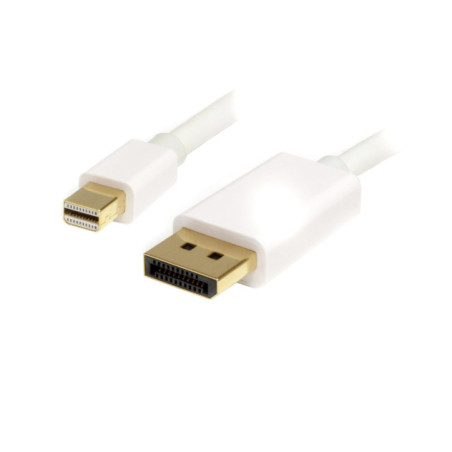 STARTECH 1M MINI DISPLAY TO DISPLAY 1.2 CABLE, 4K, SUPPORT DPCP, HDCP, WHITE, LTW