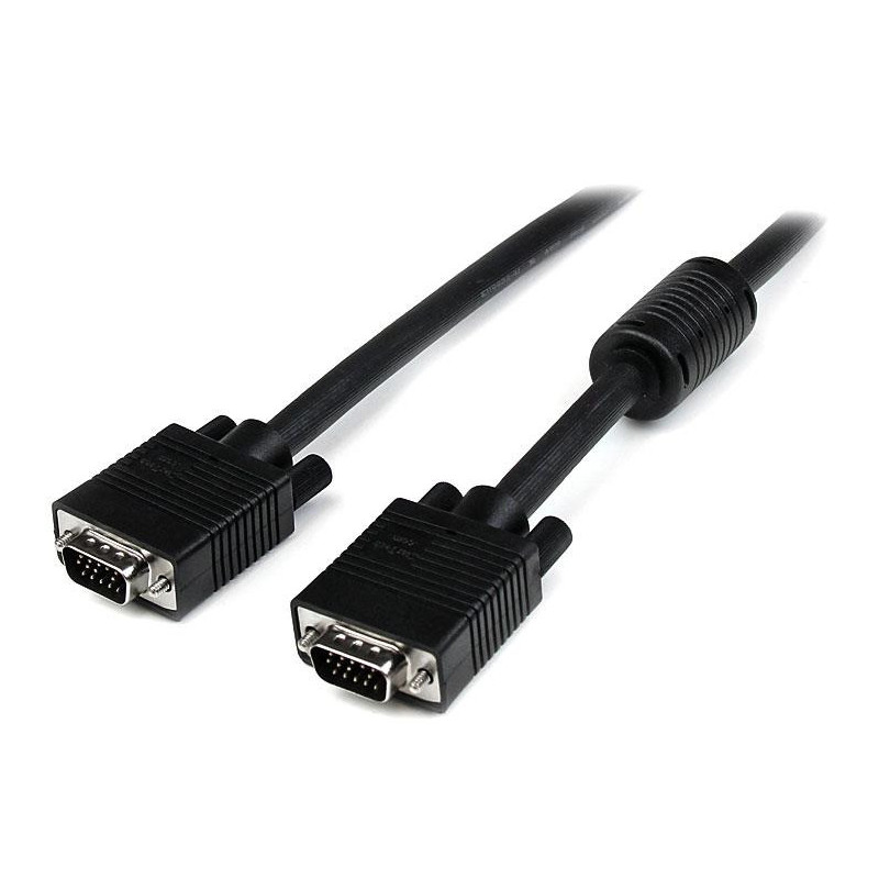 STARTECH 10M COAX HIGH RESOLUTION MONITOR VGA CABLE, HD15 M/M, LTW