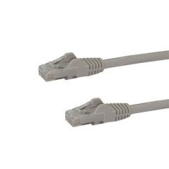STARTECH CAT6 ETHERNET CABLE 10M GREY 650MHZ 100W SNAGLESS PATCH CORD LTW