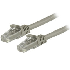 STARTECH 1.5M CAT6 CABLE, RJ45 PATCH CORD, SNAGLESS, 650MHz 100W, GREY, LTW