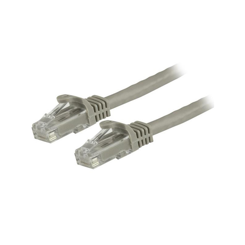 STARTECH 1.5M CAT6 CABLE, RJ45 PATCH CORD, SNAGLESS, 650MHz 100W, GREY, LTW