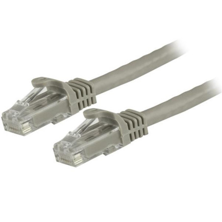 STARTECH 1.5M CAT6 CABLE, RJ45 PATCH CORD, SNAGLESS, 650MHz 100W, GREY, LTW