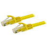 STARTECH 1.5M CAT6 CABLE, RJ45 PATCH CORD, SNAGLESS, 650MHz 100W, YELLOW, LTW