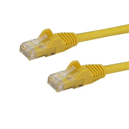 STARTECH 1M CAT6 ETHERNET CABLE YELLOW 650MHZ 100W SNAGLESS PATCH CORD, LTW