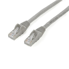 STARTECH 2M CAT6 ETHERNET CABLE GREY 650MHZ 100W SNAGLESS PATCH CORD, LTW