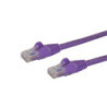 STARTECH CAT6 ETHERNET CABLE 5M PURPLE 650MHZ 100W SNAGLESS PATCH CORD LTW
