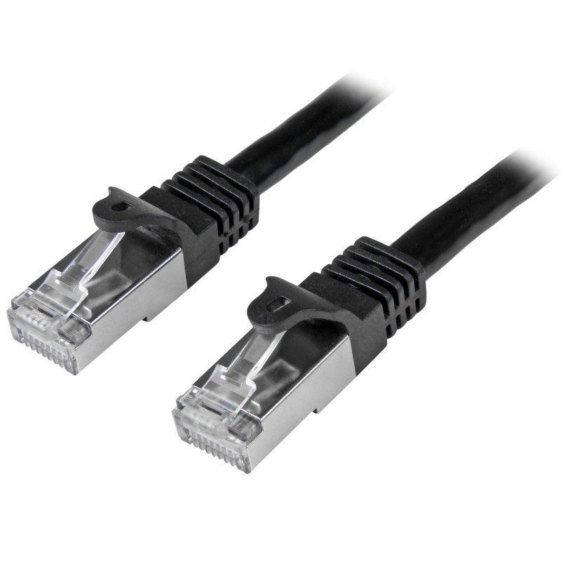 STARTECH 3M BLACK CAT6 SHIELDED GIGABIT NETWORK CABLE