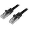 STARTECH 3M BLACK CAT6 SHIELDED GIGABIT NETWORK CABLE