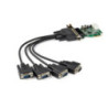 STARTECH 4 PORT DSUB PCIe SERIAL ADAPTER CARD, STD PROFILE, 2YR